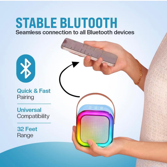 Speaker with wireless mic