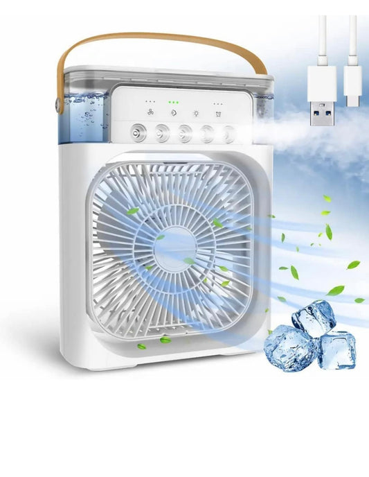 Mini AC fan cooler/mist spray