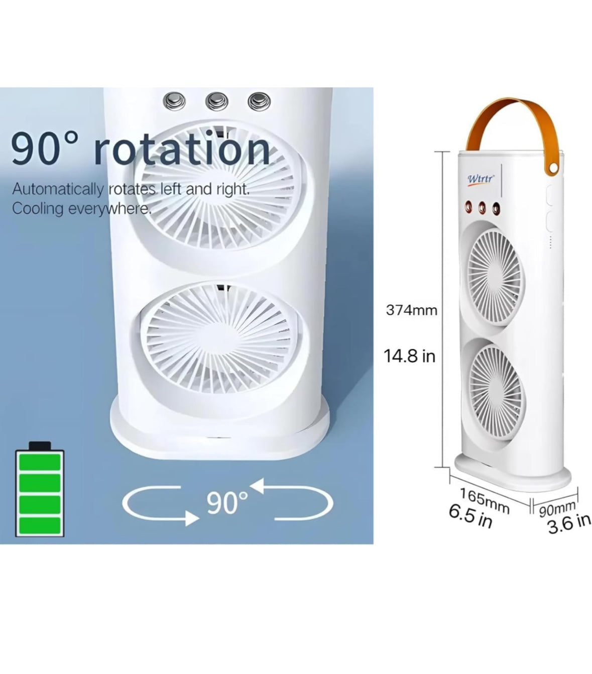 Mini Double fan cooler